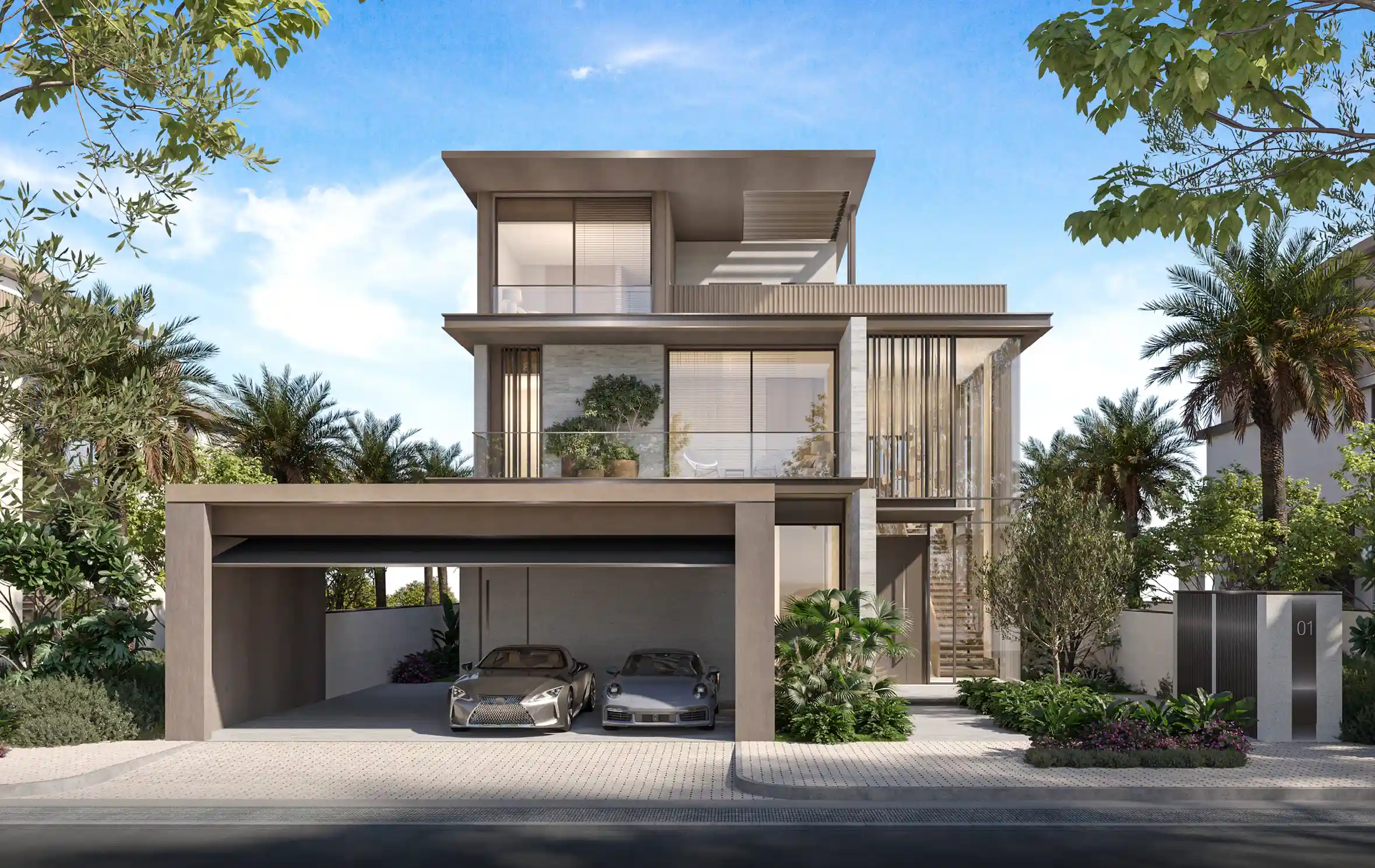 1732790318.05) Nad Al Sheba Gardens Phase 7 - 5 Bedroom Villas front Elevation